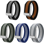 Three-Stripe Woven Nylon Watch Band — view 23
