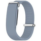 Metal Buckle Wave Texture Silicone Watch Band