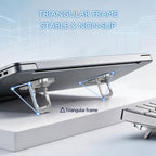 1 Pair LeReach Mini Folding Laptop Metal Stand Height Adjustable Cooling Bracket