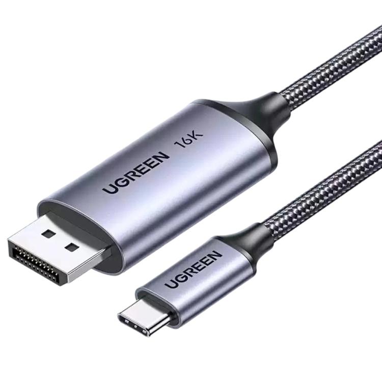 UGREEN CM707 16K / 30Hz 8K / 120Hz 40Gbps Type-C to DisplayPort Cable, Length: 1.5m