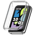 Single Row Diamond Half Coverage Hollow PC Watch Protective Case