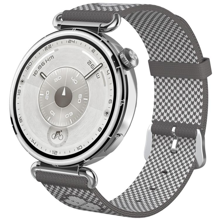 Floral Print Seamless Knitted Nylon Watch Band