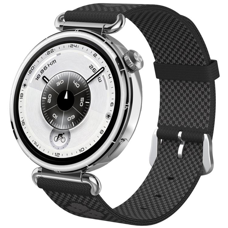 Floral Print Seamless Knitted Nylon Watch Band