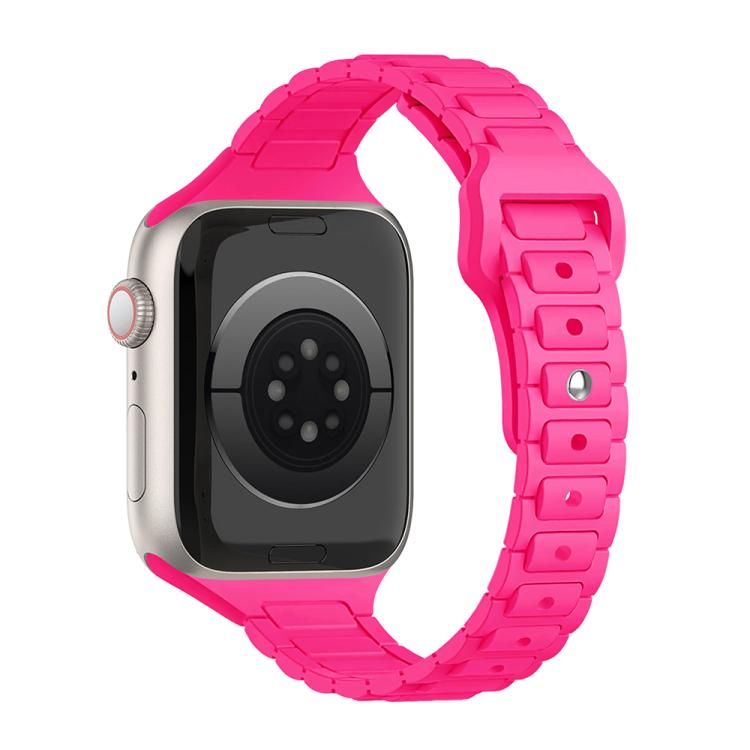 Slim Three Beads Reverse Buckle Silicone Watch Band — Starlight
