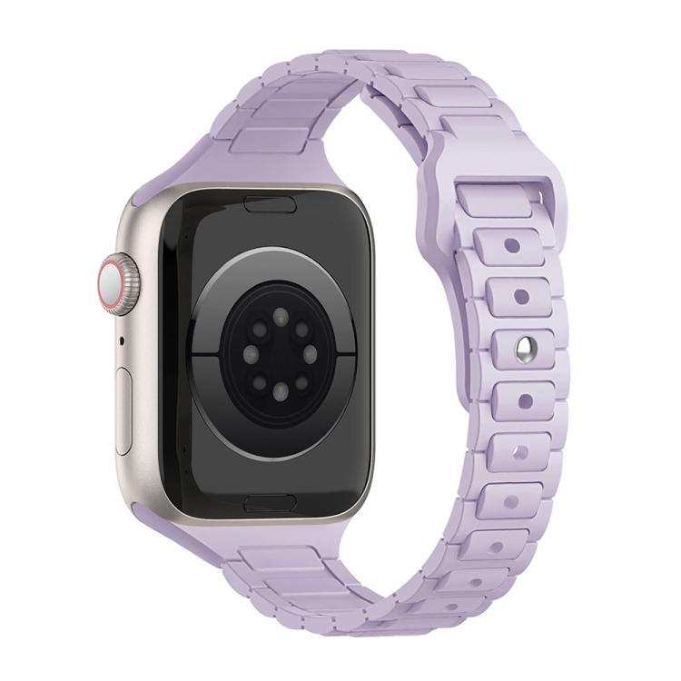 Slim Three Beads Reverse Buckle Silicone Watch Band — view 28