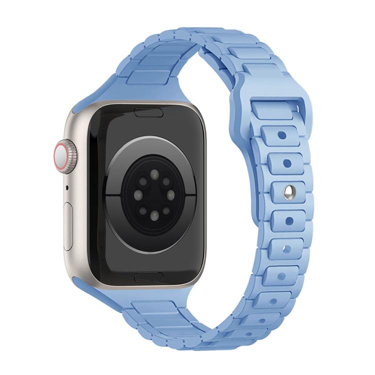 Slim Three Beads Reverse Buckle Silicone Watch Band — view 34