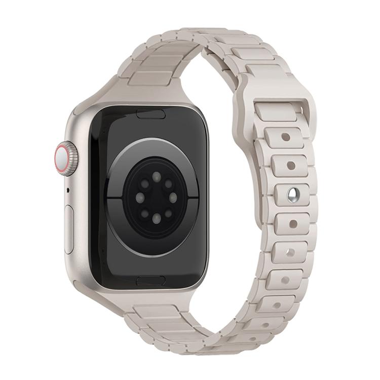 Slim Three Beads Reverse Buckle Silicone Watch Band — view 36