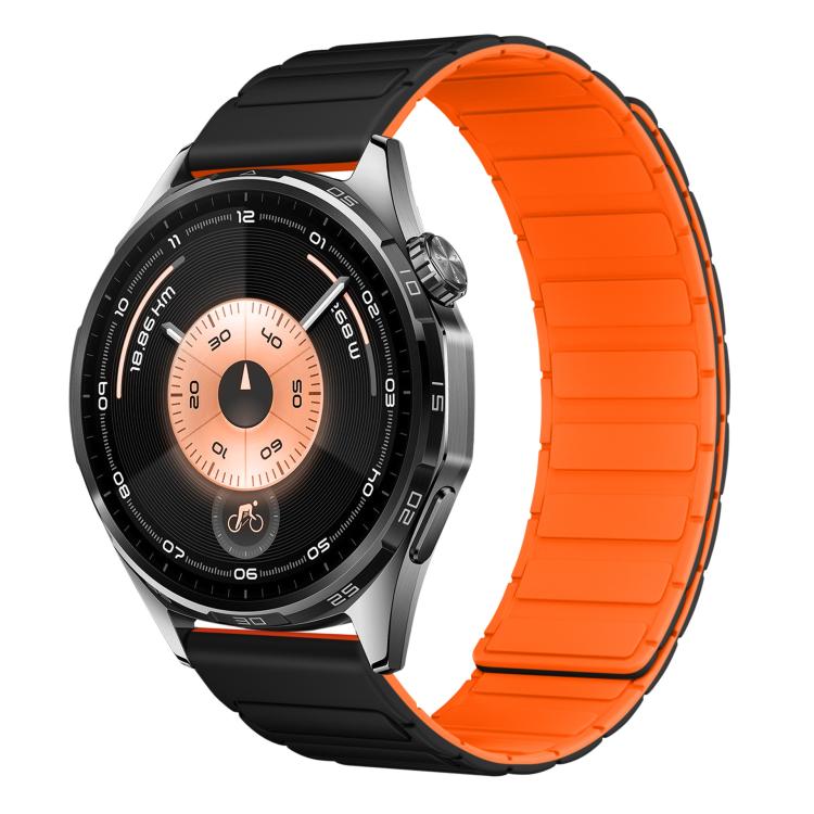 Press Button Quick Release Connector I-Shaped Magnetic Silicone Watch Band