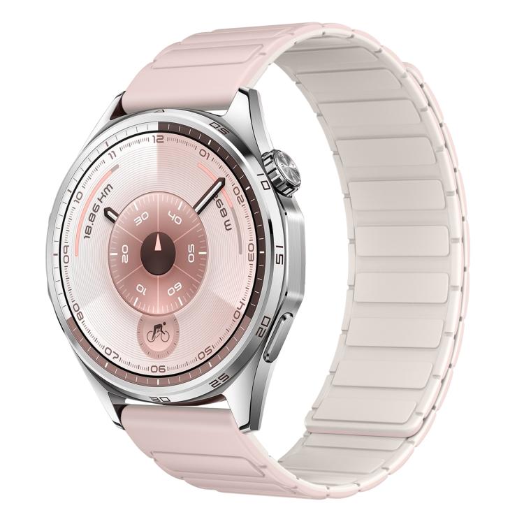 Press Button Quick Release Connector I-Shaped Magnetic Silicone Watch Band