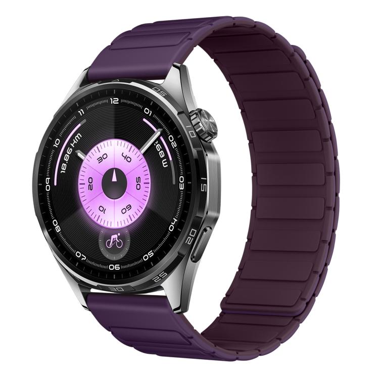 Press Button Quick Release Connector I-Shaped Magnetic Silicone Watch Band