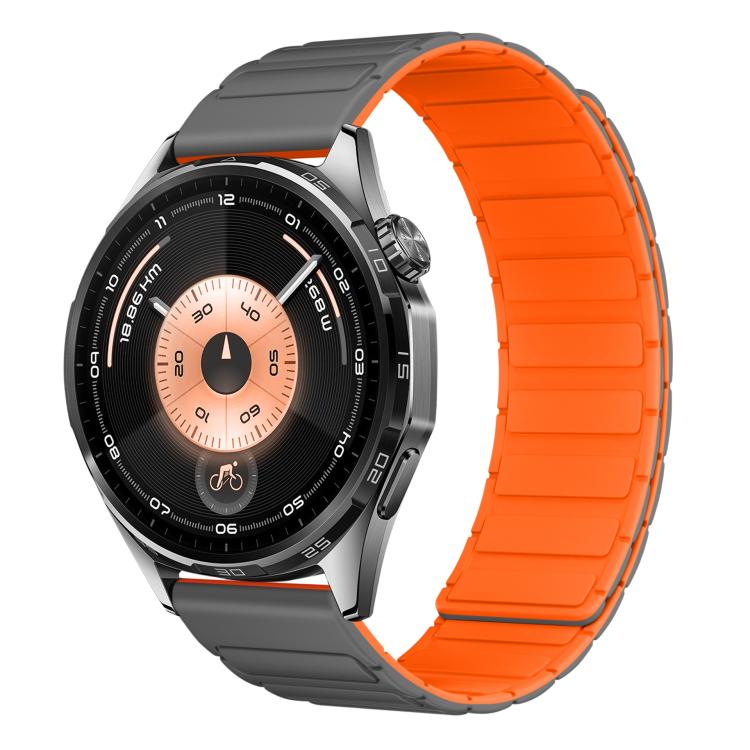 Press Button Quick Release Connector I-Shaped Magnetic Silicone Watch Band
