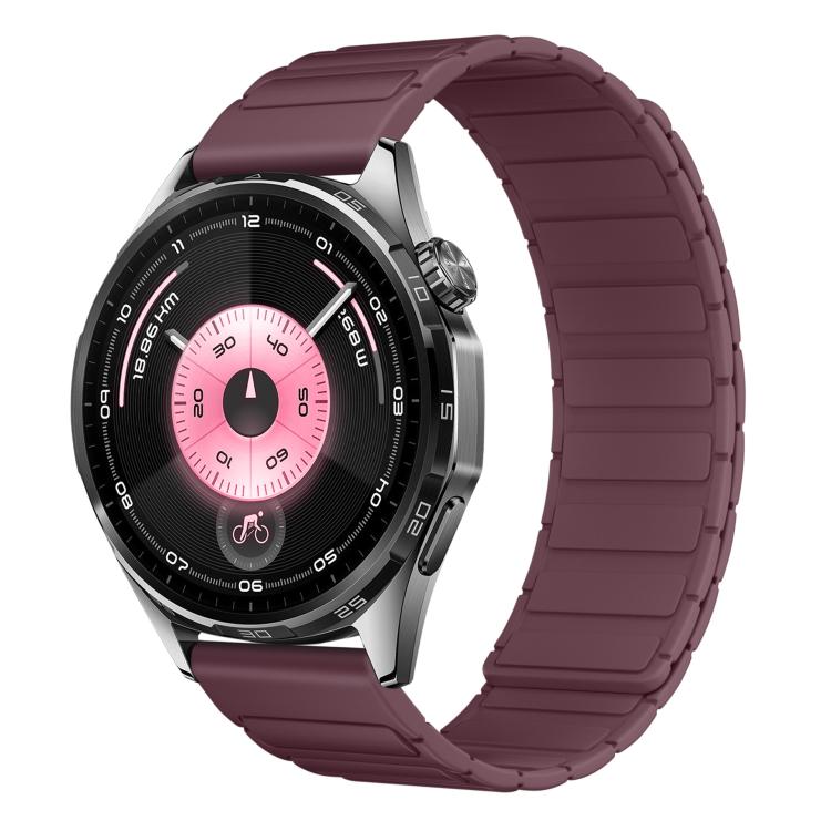 Press Button Quick Release Connector I-Shaped Magnetic Silicone Watch Band