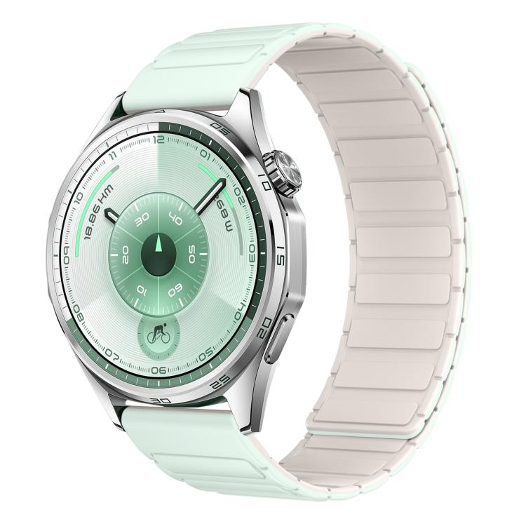 Press Button Quick Release Connector I-Shaped Magnetic Silicone Watch Band