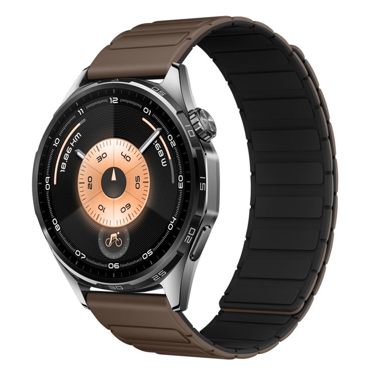 Press Button Quick Release Connector I-Shaped Magnetic Silicone Watch Band