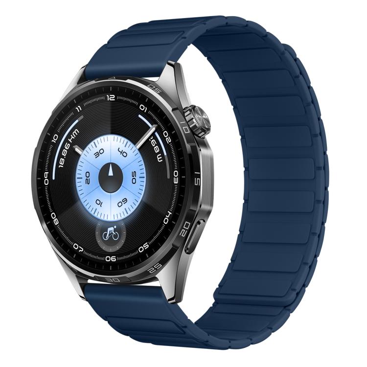 Press Button Quick Release Connector I-Shaped Magnetic Silicone Watch Band
