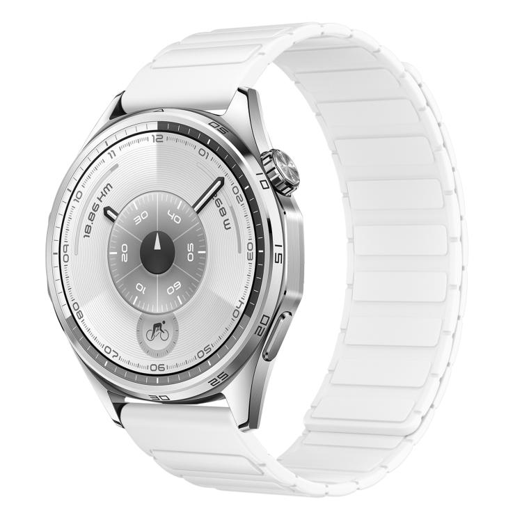 Press Button Quick Release Connector I-Shaped Magnetic Silicone Watch Band