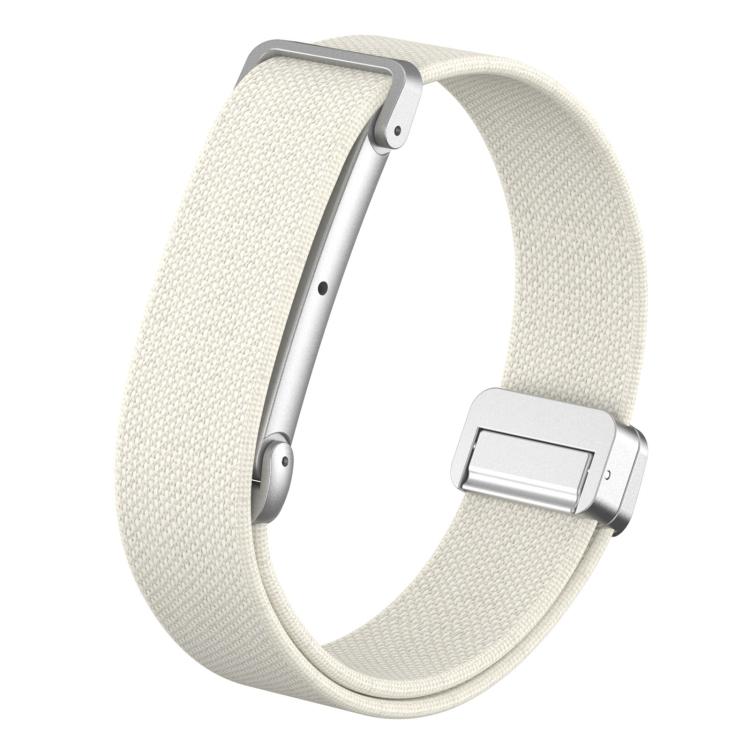 Metal Case Hybrid Magnetic Buckle Elastic Nylon Watch Band — Mist