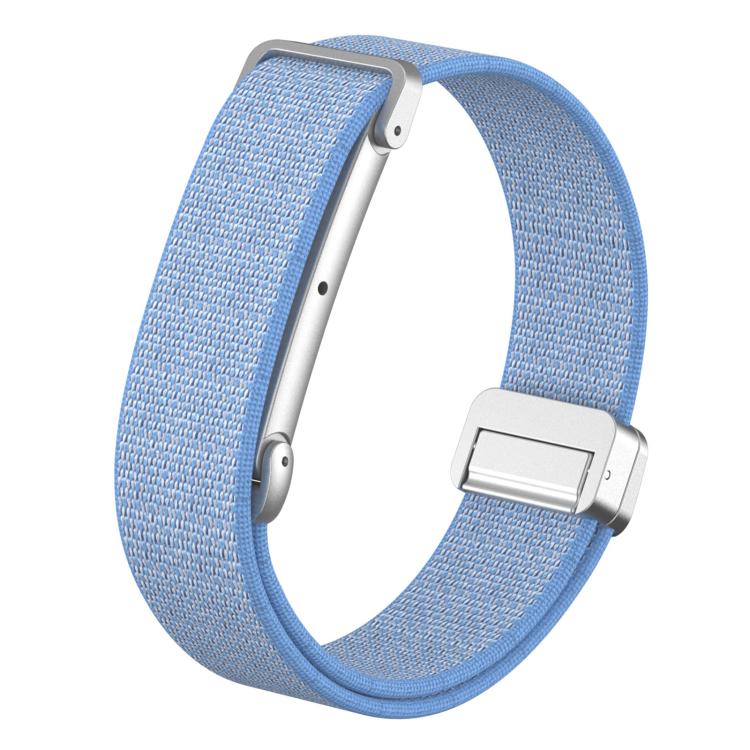 Metal Case Hybrid Magnetic Buckle Elastic Nylon Watch Band — Midnight Blue