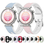 Woven Texture Two Color Silicone Watch Band