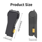 Flip-top Gimbal Protective Cover Semi-open Storage Box 4-filter Slots
