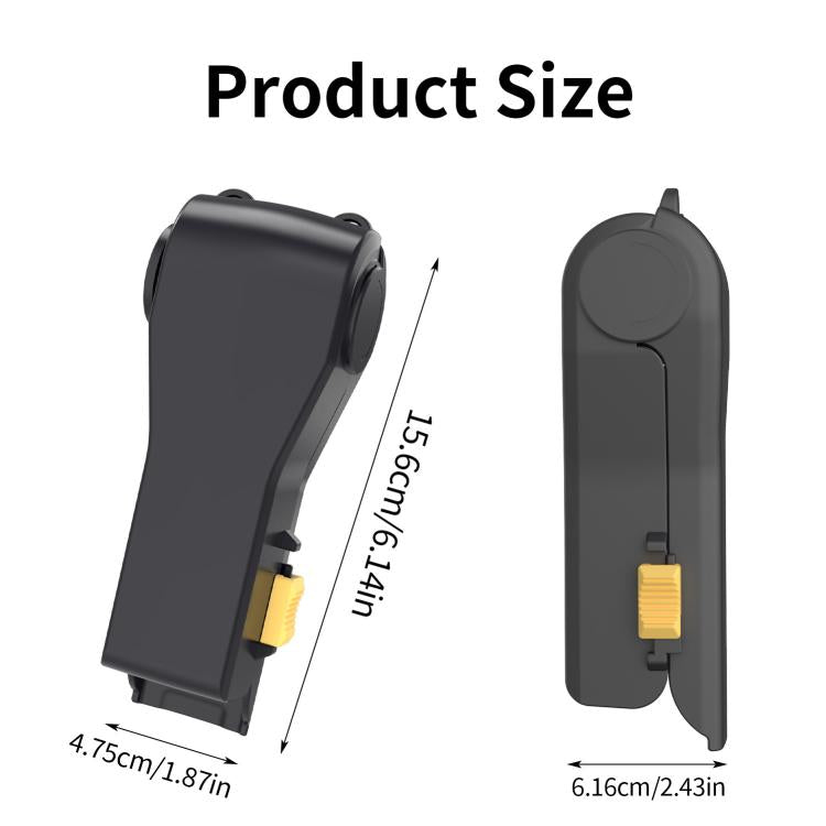 Flip-top Gimbal Protective Cover Semi-open Storage Box 4-filter Slots