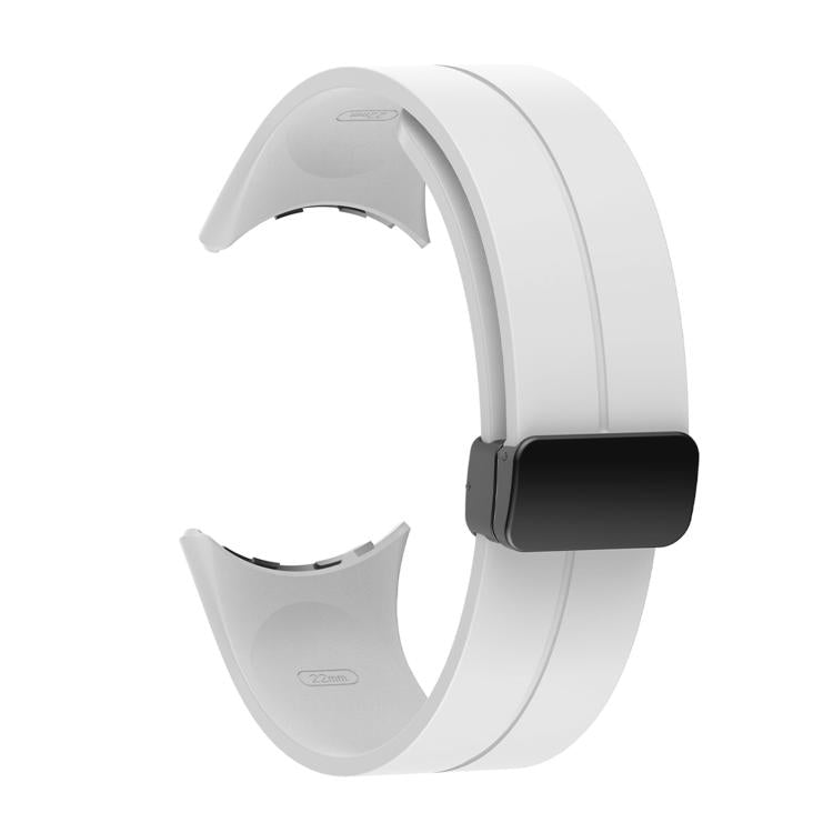 Folding Magnetic Clasp Silicone Watch Band