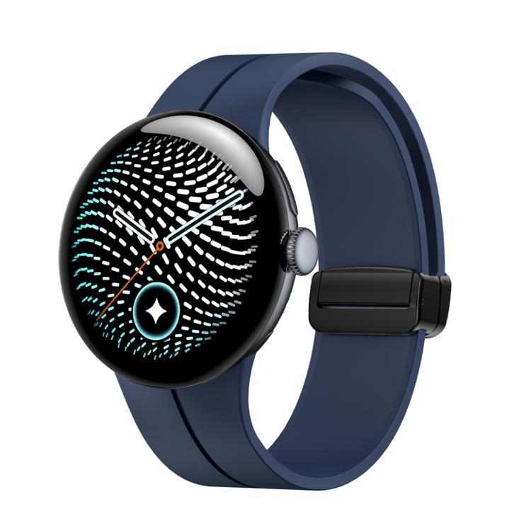 Folding Magnetic Clasp Silicone Watch Band — Starlight