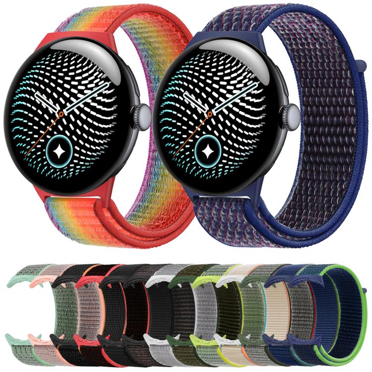 Nylon Woven Hook and Loop Fastener Watch Band
