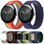 Nylon Woven Hook and Loop Fastener Watch Band