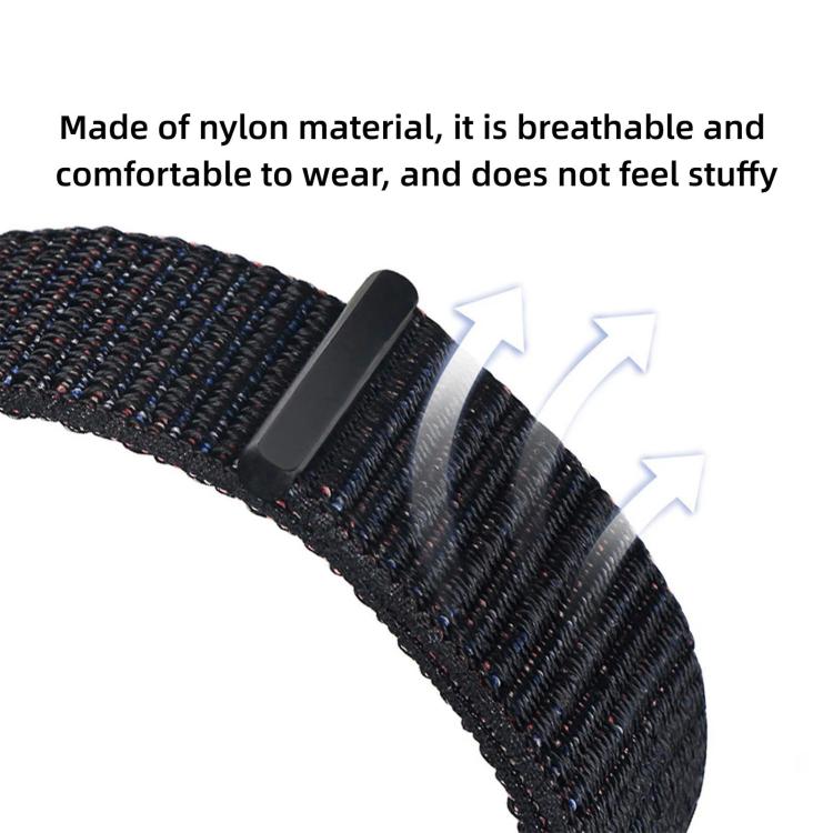 Nylon Woven Hook and Loop Fastener Watch Band