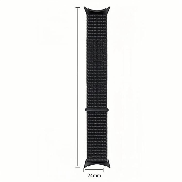 Nylon Woven Hook and Loop Fastener Watch Band