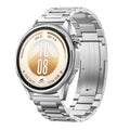 Three-Beads Press Folding Clasp Stainless Steel Watch Band