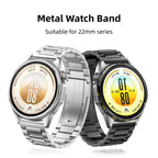 Three-Beads Press Folding Clasp Stainless Steel Watch Band