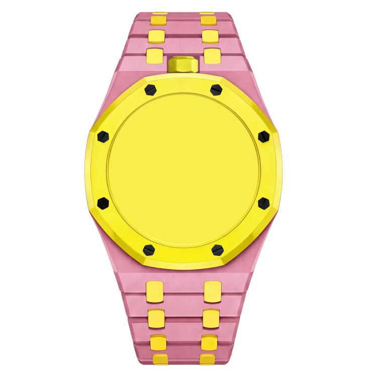 Twelve O Clock Direction Metal Butterfly Clasp Ceramic Integrated Watch Band