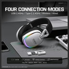 ONIKUMA GT805 RGB Light 4 Modes Wireless / Wired Gaming Headset