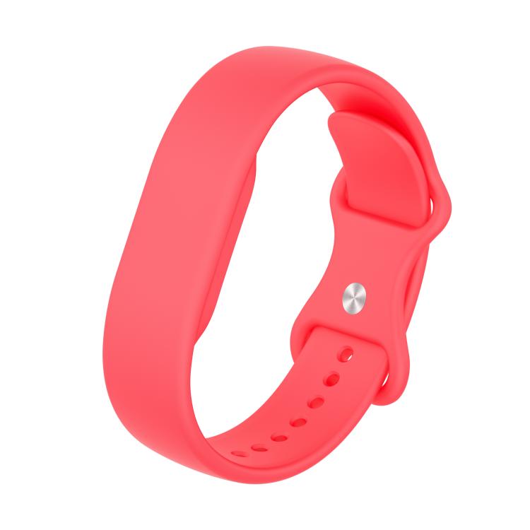 Butterfly Buckle Plain Silicone Watch Band — Charcoal Gray