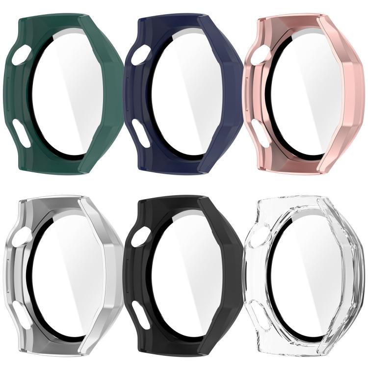 Scale Style Tempered Film Integrated PC Watch Protective Case