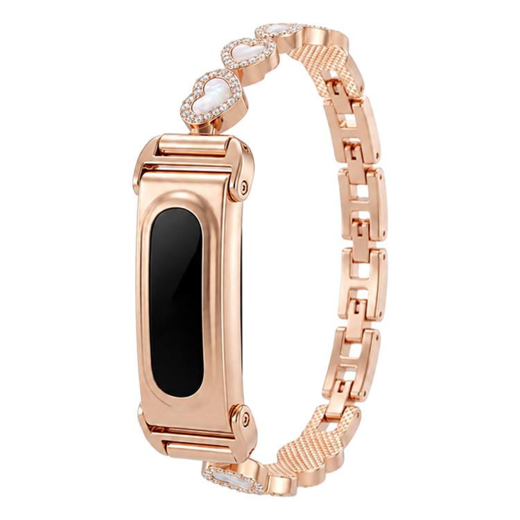 Metal Case Integrated Heart-Shaped Shell Zinc Alloy Watch Band