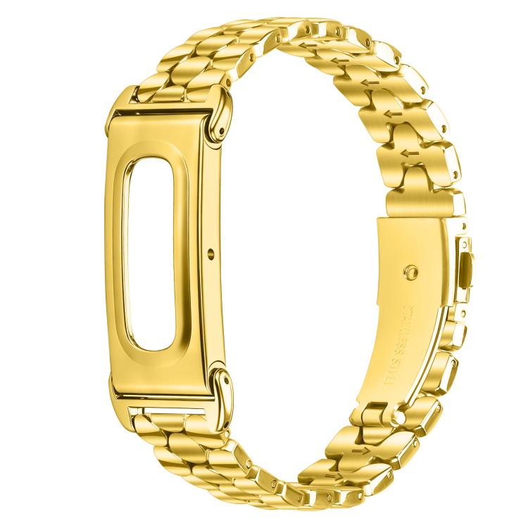 Metal Case Integrated Pearl Pattern Stainless Steel Watch Band