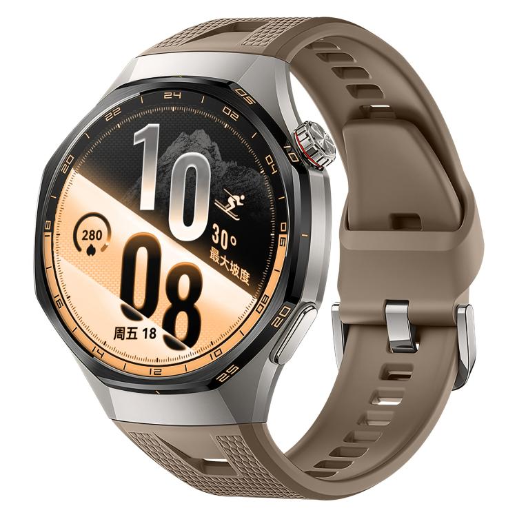 Press Button Honeycomb Pattern Silicone Watch Band