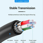 VENTION CCS Series 0.15m USB 2.0 Type-C Male to USB-A Female 480Mbps Transfer OTG Data Cable — view 11