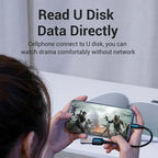 VENTION CCS Series 0.15m USB 2.0 Type-C Male to USB-A Female 480Mbps Transfer OTG Data Cable — view 5
