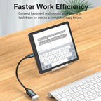 VENTION CCS Series 0.15m USB 2.0 Type-C Male to USB-A Female 480Mbps Transfer OTG Data Cable — view 6