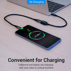 VENTION CCS Series 0.15m USB 2.0 Type-C Male to USB-A Female 480Mbps Transfer OTG Data Cable — view 10