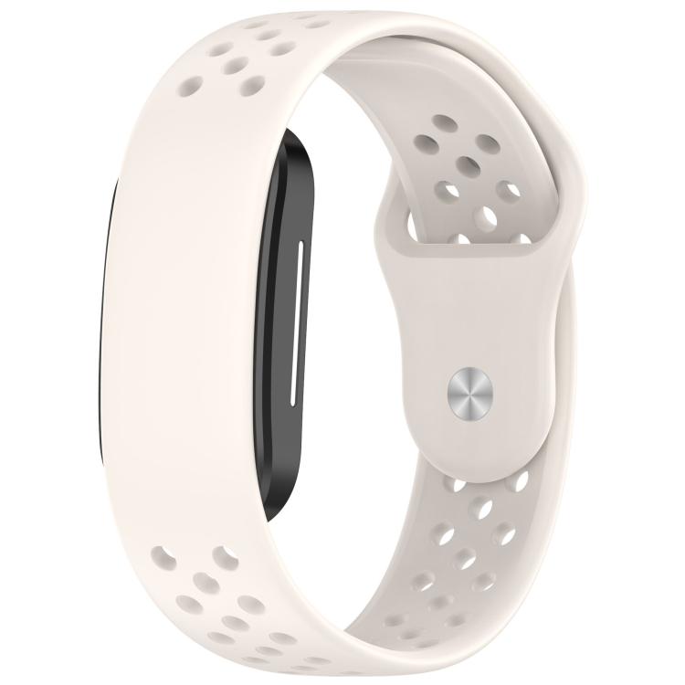 Reverse Buckle Breathable Perforated Silicone Watch Band — view 9