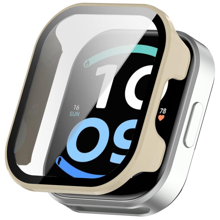 Tempered Film Integrated PC Watch Protective Case — Needle Green