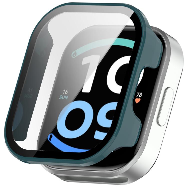 Tempered Film Integrated PC Watch Protective Case — Matte Titanium