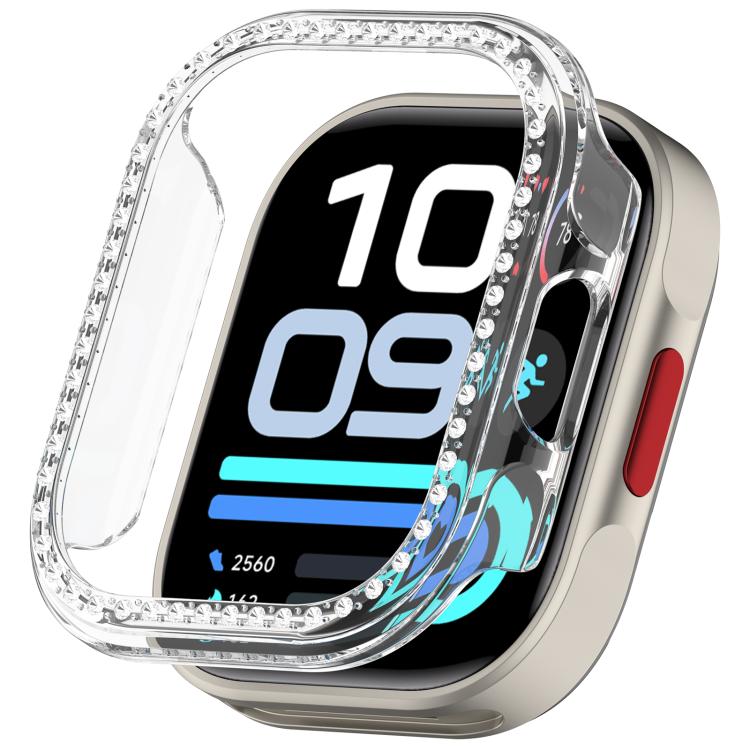 Diamond Half Coverage Hollow PC Watch Protective Case
