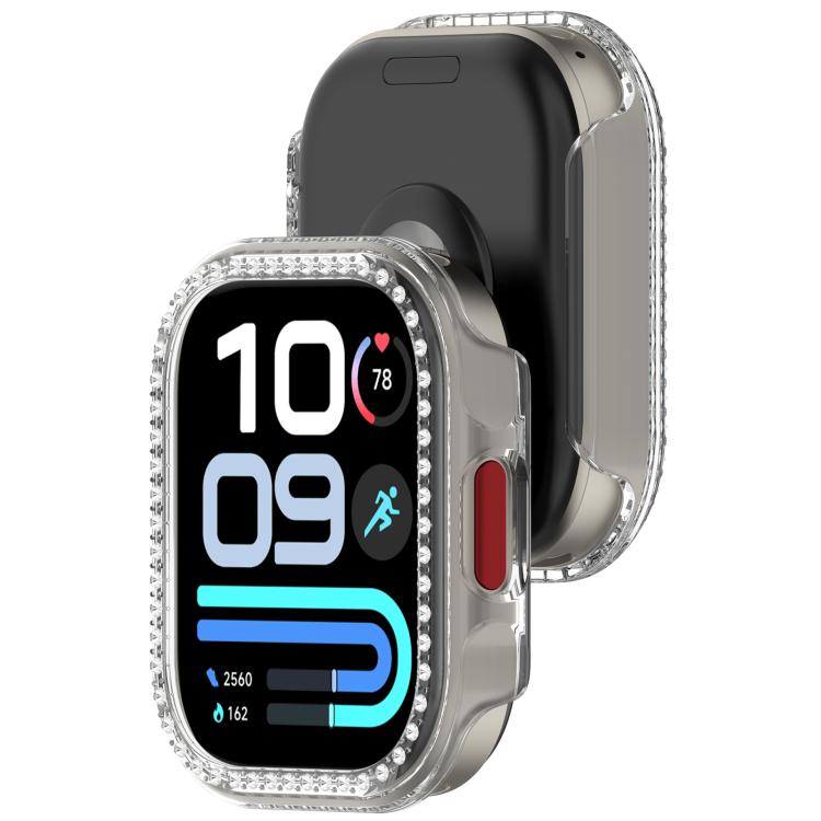 Diamond Half Coverage Hollow PC Watch Protective Case
