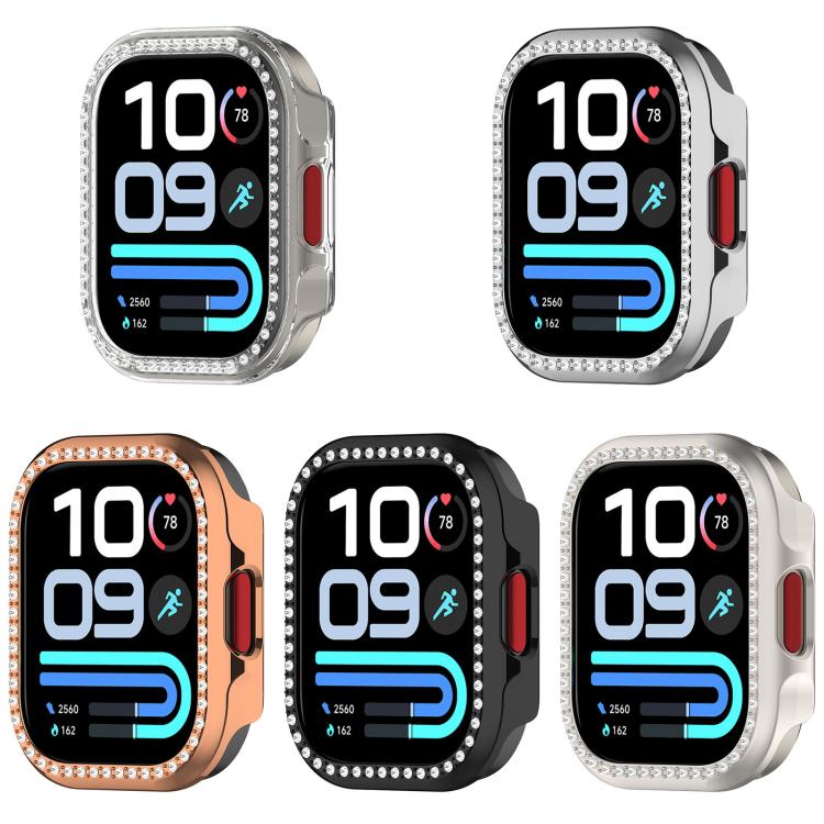 Diamond Half Coverage Hollow PC Watch Protective Case